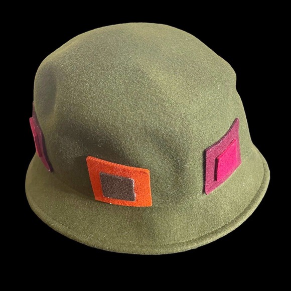 DA ME Accessories - DA ME Army Green 100% Wool Made in Italy Hat